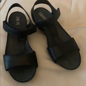 Camper Black Sandals
